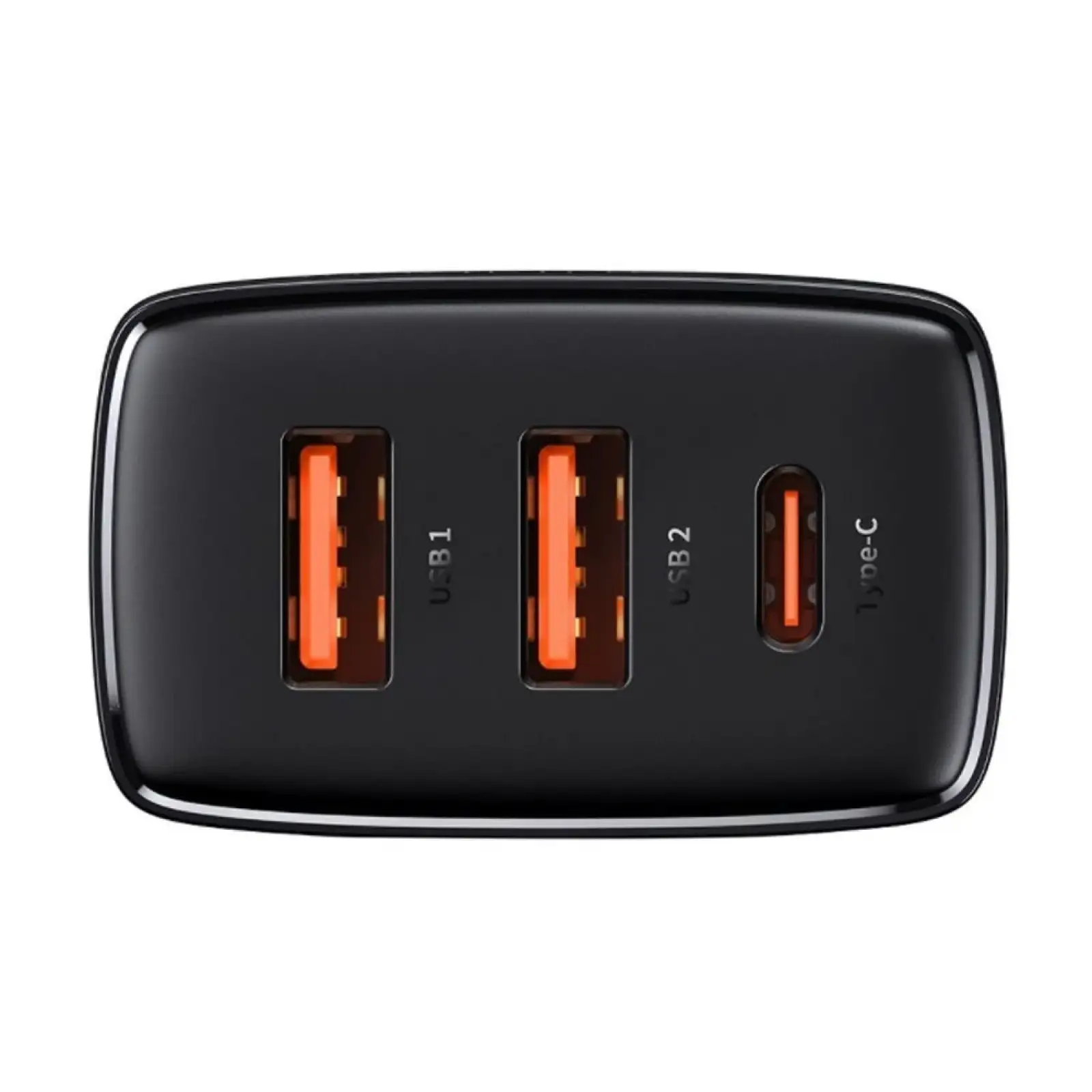 МЗП Baseus Compact Quick Charger 30W QC+ PD (1Type-C + 2USB) White, CCXJ-E02