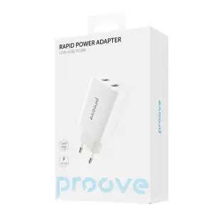 МЗП Proove Rapid 10.5W (2USB) White, 34914