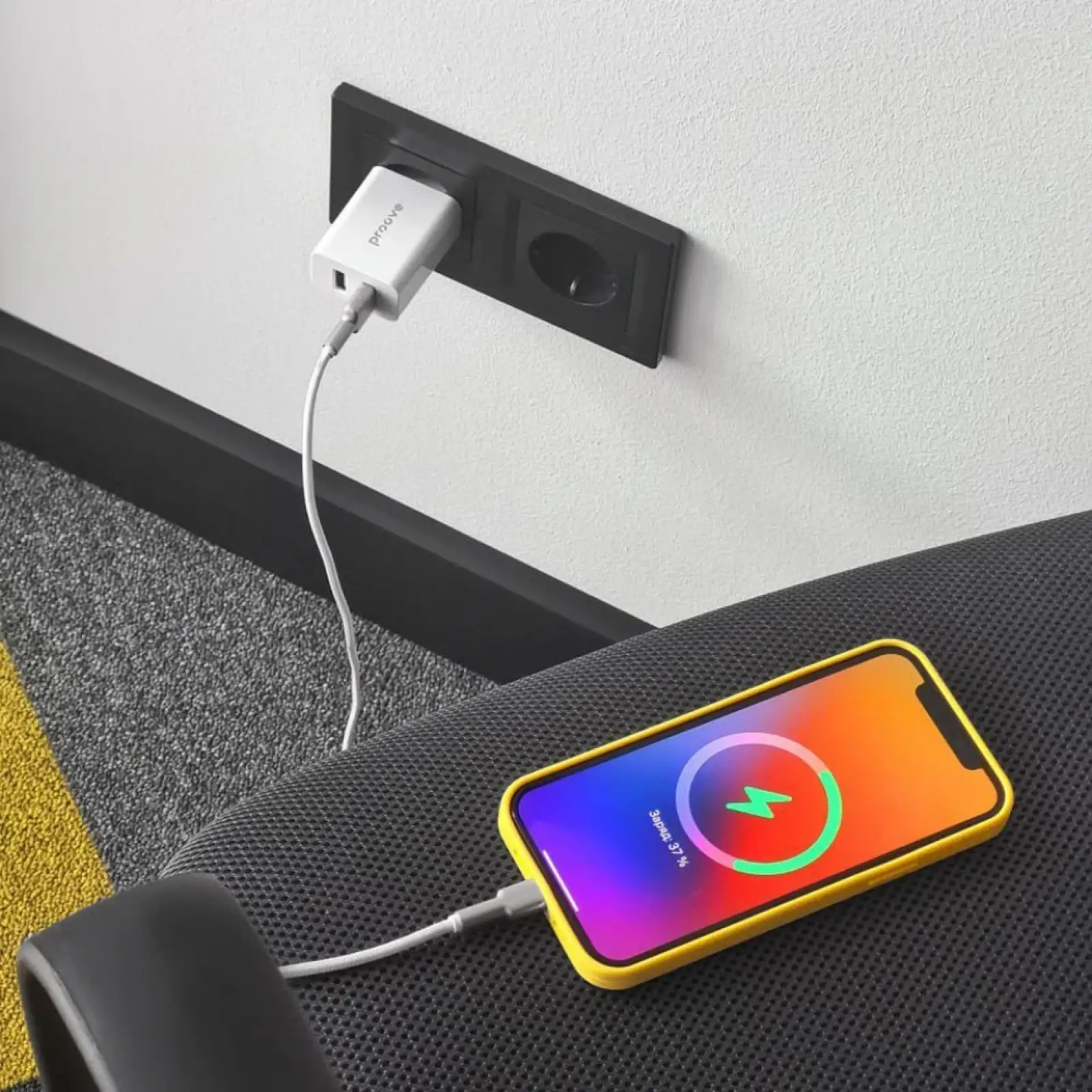 МЗП Proove Rapid 10.5W (2USB) White, 34914