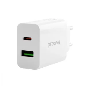 СЗУ Proove Rapid 20W (Type-C + USB) White, 34915
