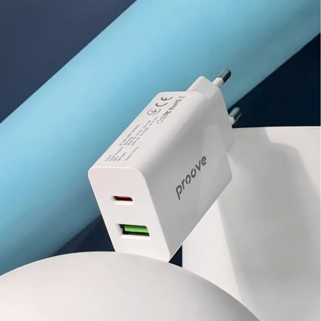 СЗУ Proove Rapid 20W (Type-C + USB) White, 34915