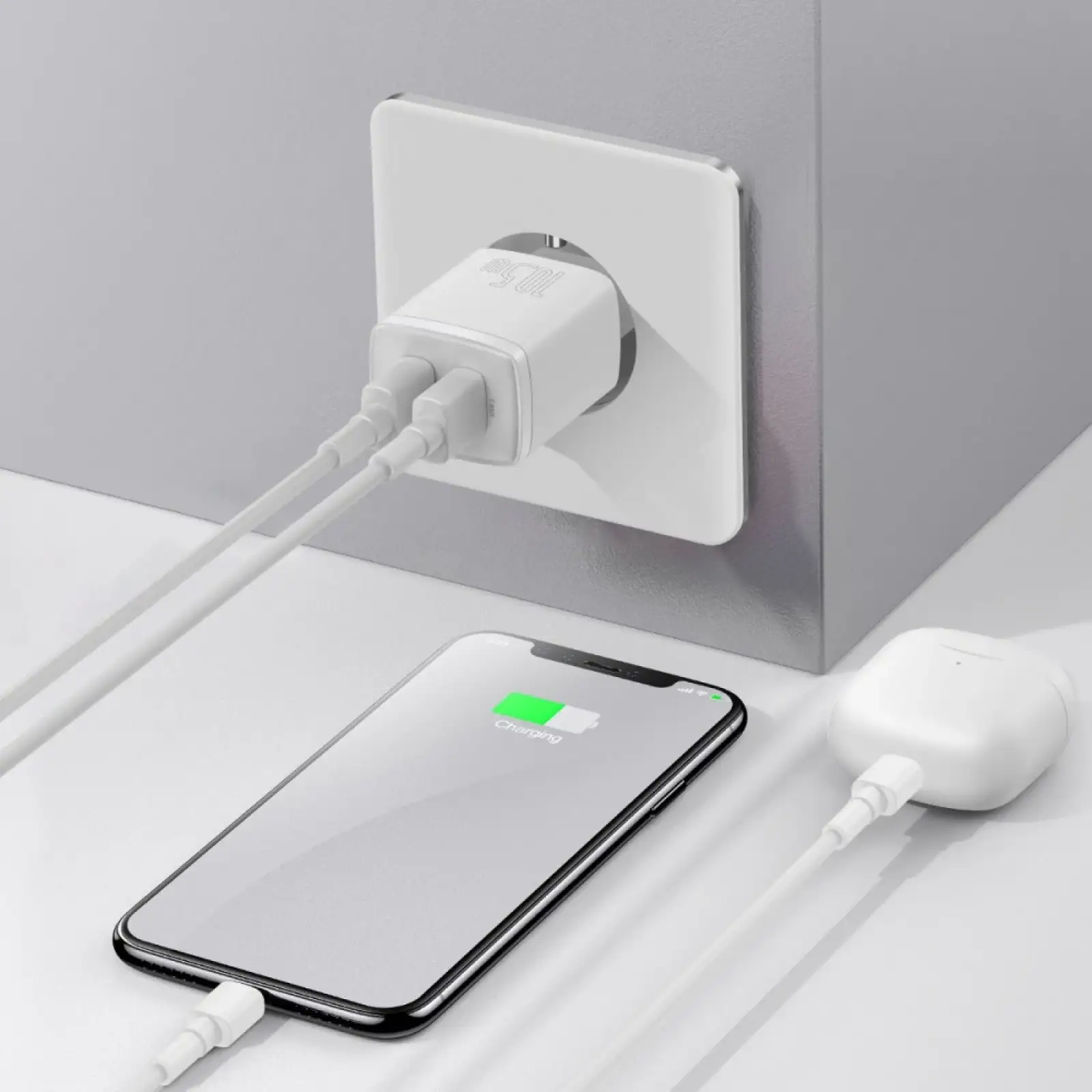 МЗП Baseus Compact 10,5W (2 USB) Black, CCXJ010201
