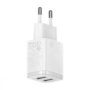 МЗП Baseus Compact 10,5W (2 USB) Black, CCXJ010201
