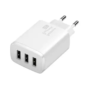 МЗП Baseus Compact 17W (3 USB) Black, CCXJ020101