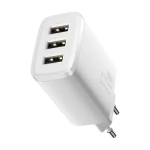 МЗП Baseus Compact 17W (3 USB) Black, CCXJ020101
