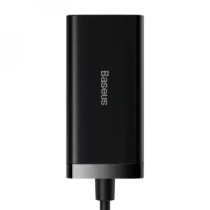 МЗП Baseus GaN3 Pro 100W (2 Type-C + 2 USB) Black, CCGP000101