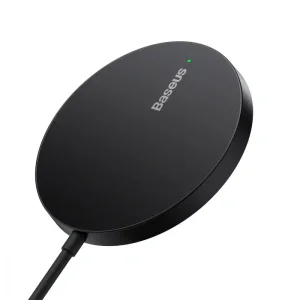 Беспроводная зарядка Baseus Simple Mini3 Magnetic Wireless Charger 15W Blue, CCJJ040303