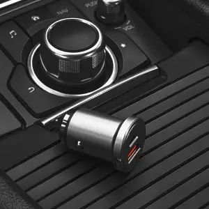АЗП Proove Viraty Car Charger 45W (QC+PD) Type-C + USB Silver