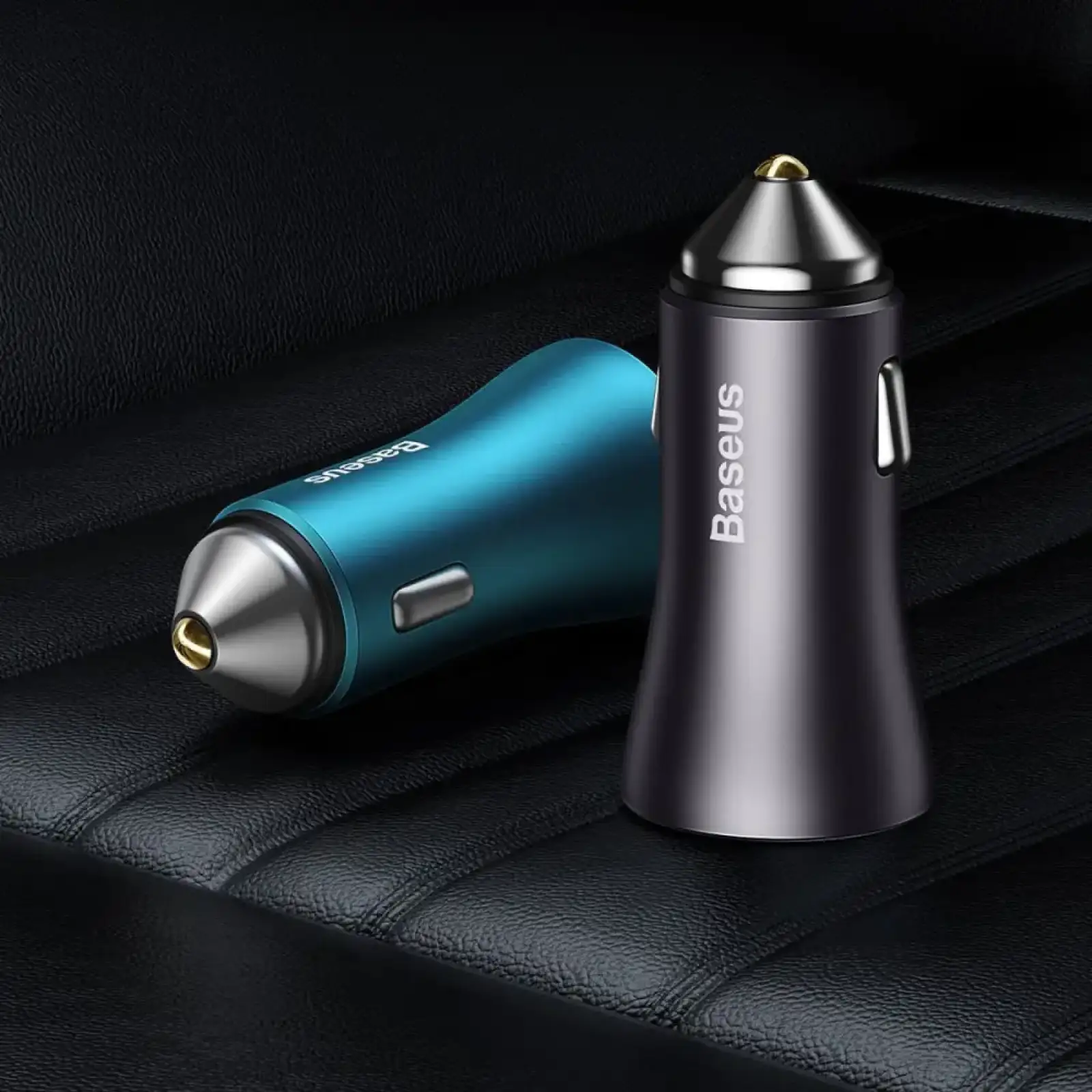АЗУ Baseus Golden Contactor Max 60W (USB + USB) dark Gray