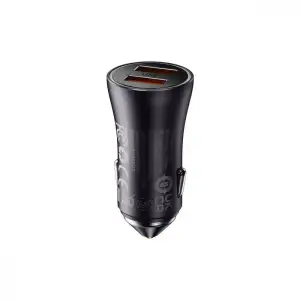АЗП Baseus Golden Contactor Max 60W (USB + USB) dark Gray