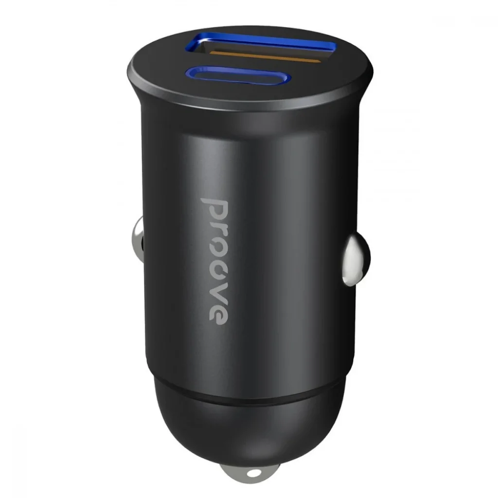 АЗП Proove Tiny Power Pro 65W (USB + Type-C) Black