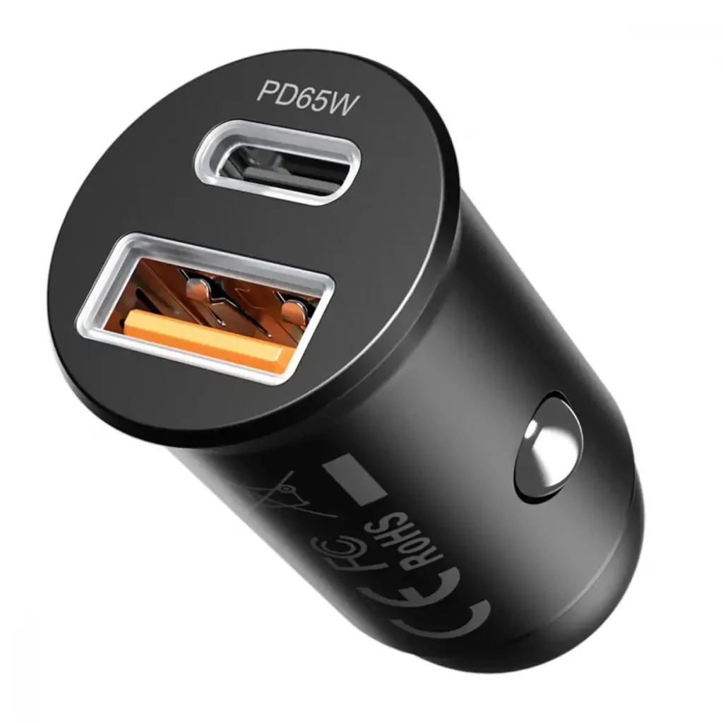 АЗП Proove Tiny Power Pro 65W (USB + Type-C) Black