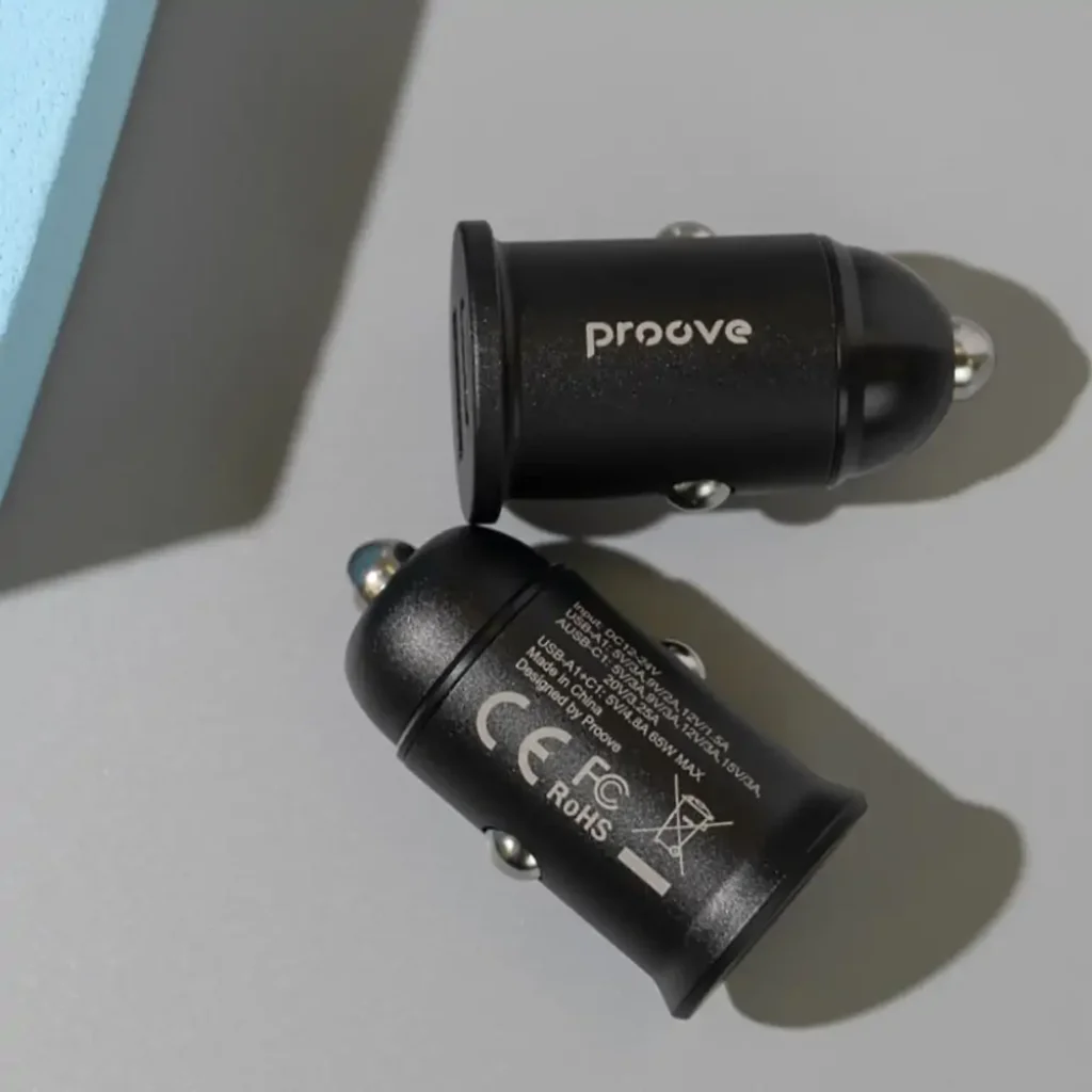 АЗП Proove Tiny Power Pro 65W (USB + Type-C) Black