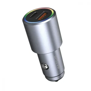 АЗП Proove Double Energy Plus 53W (USB + Type-C) Metal Gray