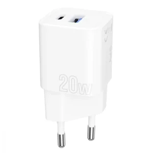 СЗУ Proove Silicone Power Plus 20W (Type-C + USB) Black, WCSP2011001