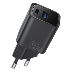 СЗУ Proove Silicone Power Plus 20W (Type-C + USB) Black, WCSP2011001