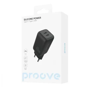 СЗУ Proove Silicone Power 40W (Type-C + Type-C) White, WCSP4020002
