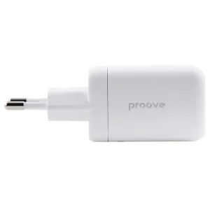 СЗУ Proove Silicone Power 40W (Type-C + Type-C) White, WCSP4020002