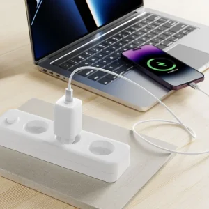 СЗУ Proove Silicone Power 40W (Type-C + Type-C) White, WCSP4020002