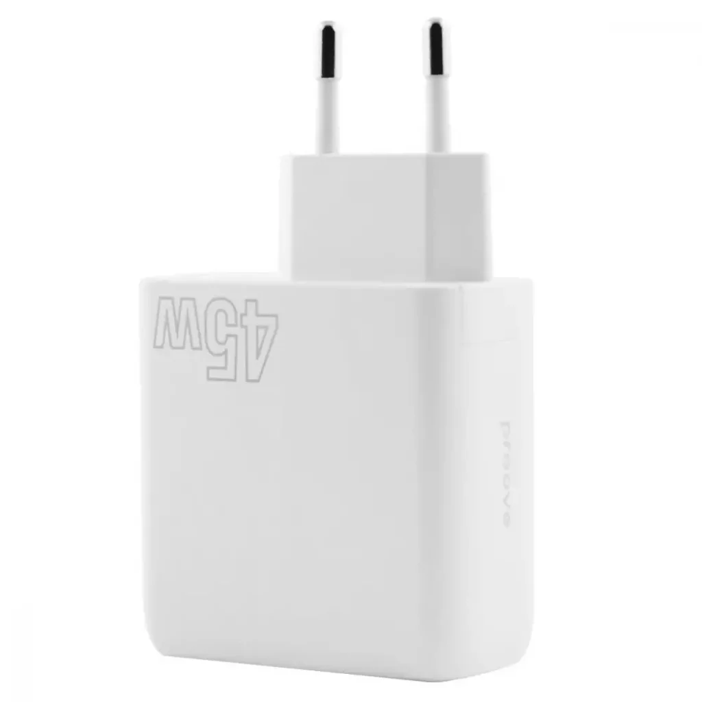 СЗУ Proove Silicone Power 45W (Type-C + USB) Black, WCSP45110001
