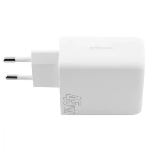 СЗУ Proove Silicone Power 45W (Type-C + USB) Black, WCSP45110001