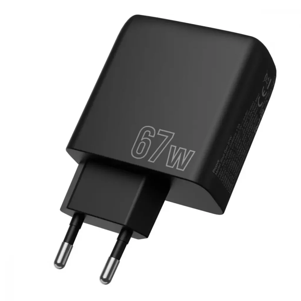 СЗУ Proove Shot GaN 67W (2Type-C + USB) Black, WCSG67120001