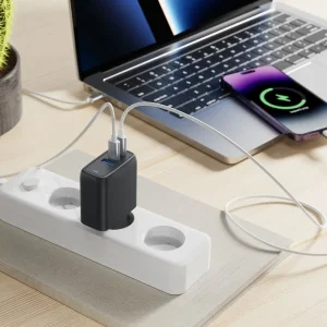 СЗУ Proove Shot GaN 67W (2Type-C + USB) Black, WCSG67120001
