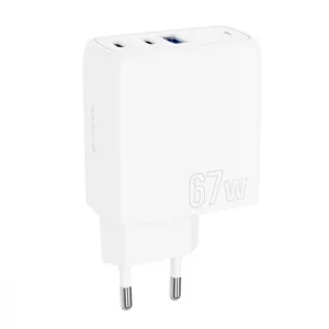 СЗУ Proove Shot GaN 67W (2Type-C + USB) Black, WCSG67120001