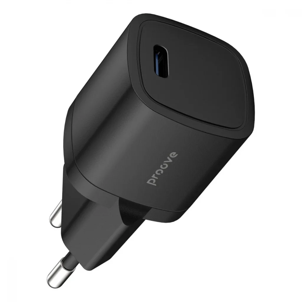 СЗУ Proove Silicone Power 20W (Type-C) Black, WCSP20010001