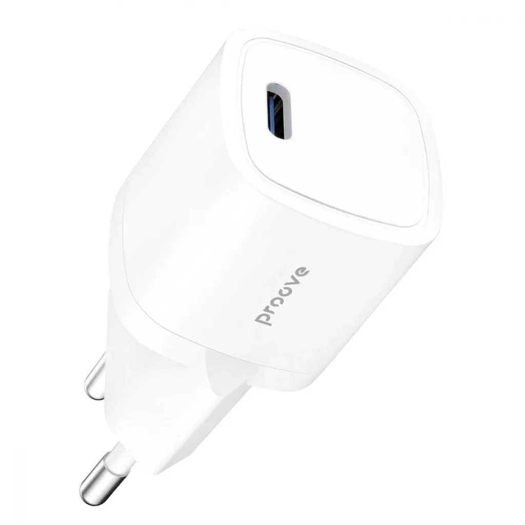 СЗУ Proove Silicone Power 20W (Type-C) White, WCSP20010002