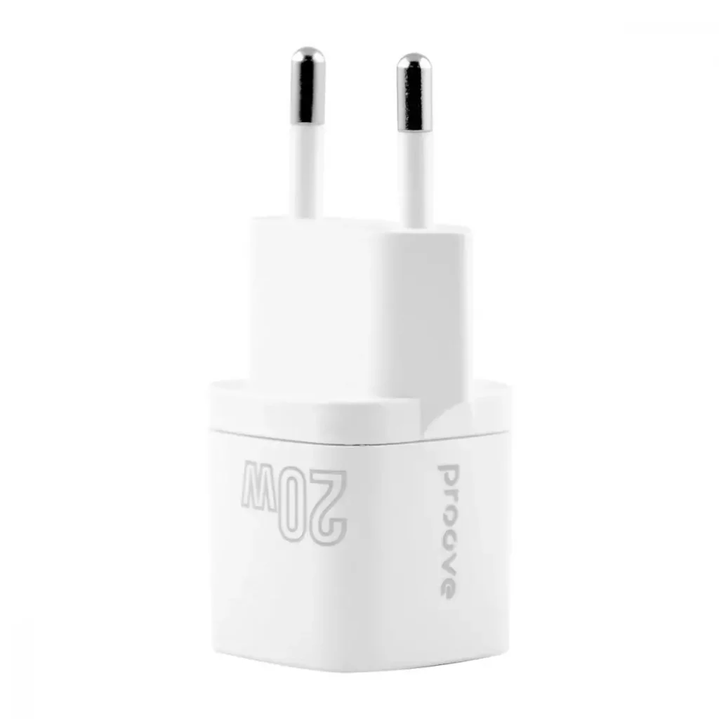 СЗУ Proove Silicone Power 20W (Type-C) White, WCSP20010002