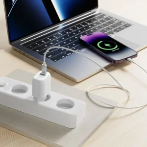 СЗУ Proove Silicone Power Plus 30W (Type-C + USB) White, WCSP3011002
