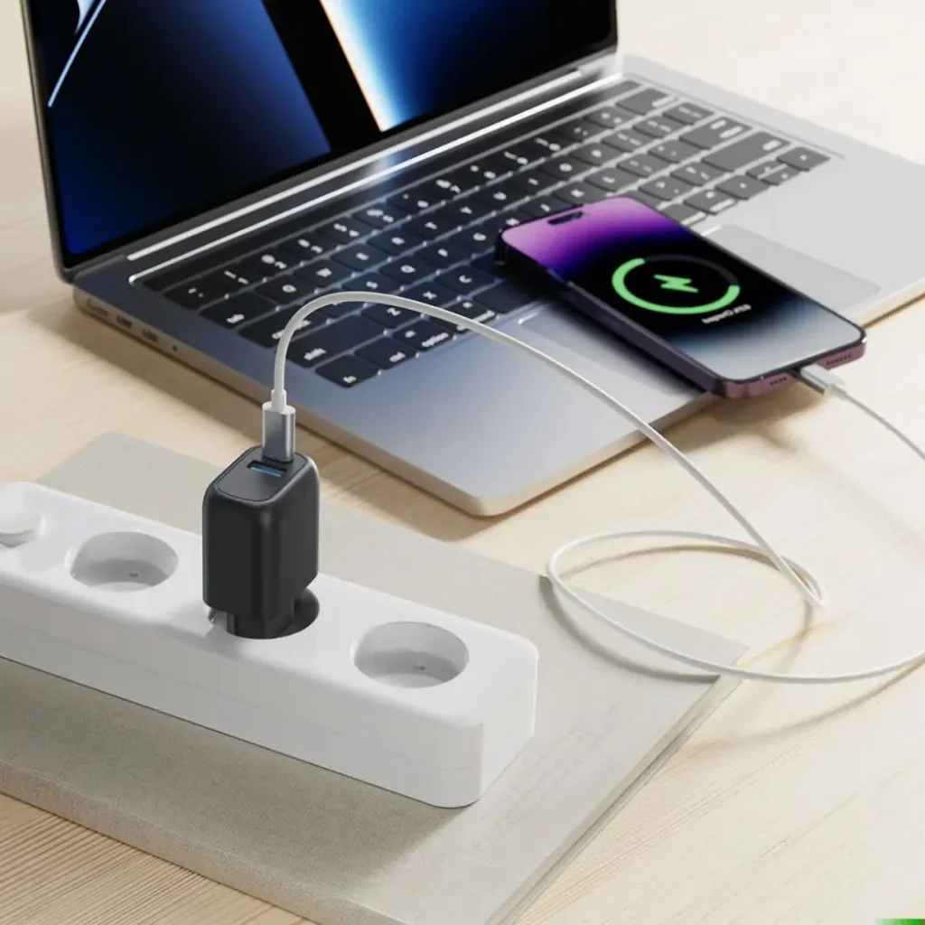 СЗУ Proove Silicone Power Plus 30W (Type-C + USB) White, WCSP3011002
