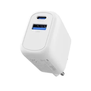 СЗУ Proove Silicone Power Plus 30W (Type-C + USB) White, WCSP3011002