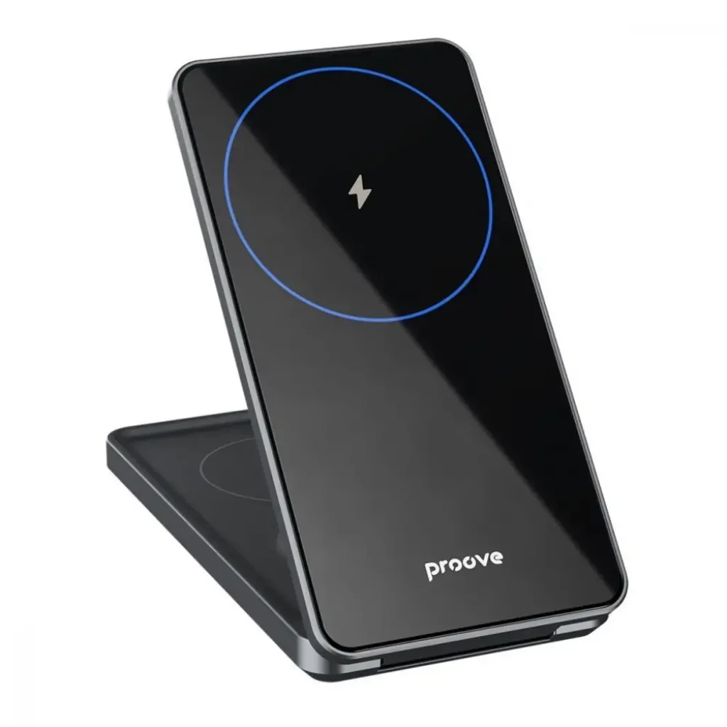 Бездротова зарядка Proove Metal Edge 3 in 1 gray, WSME15010001