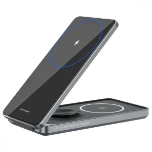 Бездротова зарядка Proove Metal Edge 3 in 1 gray, WSME15010001