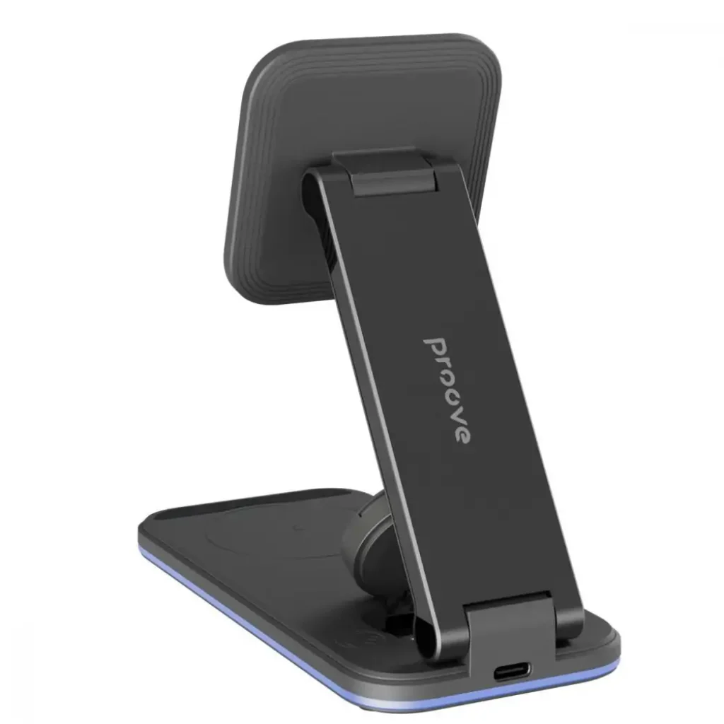 Беспроводная зарядка Proove Energy Fold 3 in 1 Black
