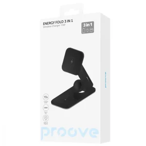 Бездротова зарядка Proove Energy Fold 3 in 1 White