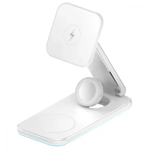 Бездротова зарядка Proove Energy Fold 3 in 1 White