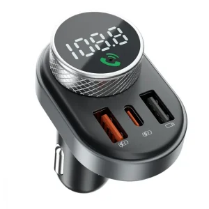 АЗП Proove FM Launcher Sound Link 30W (PD+QC3.0) Type-C+USB Black