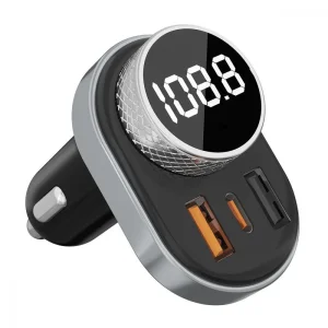 АЗП Proove FM Launcher Sound Link 30W (PD+QC3.0) Type-C+USB Black