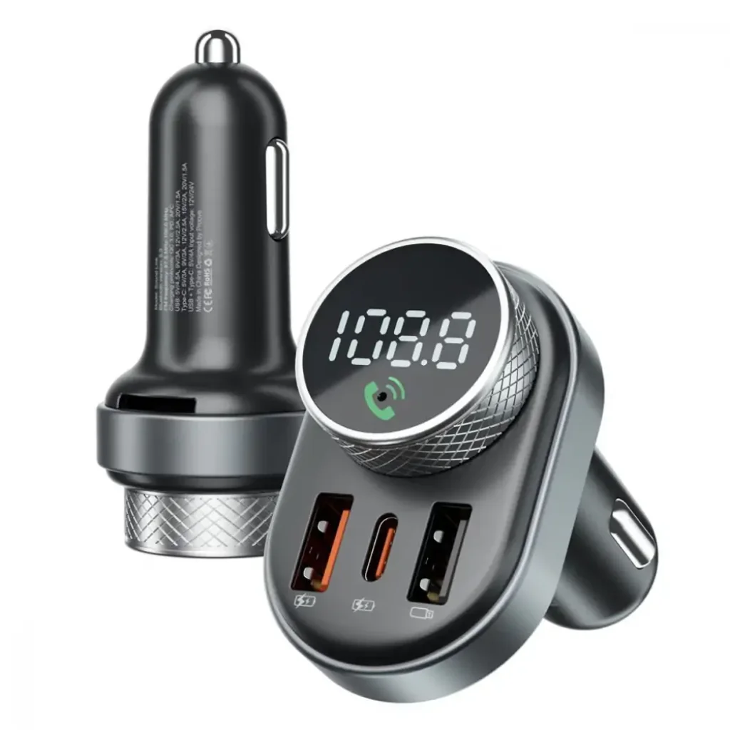 АЗП Proove FM Launcher Sound Link 30W (PD+QC3.0) Type-C+USB Black