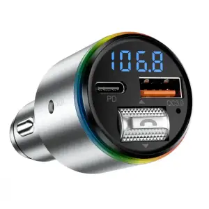 АЗУ Proove FM Launcher Power Drive 30W (PD+QC3.0) Type-C+USB Silver