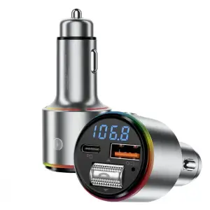 АЗУ Proove FM Launcher Power Drive 30W (PD+QC3.0) Type-C+USB Silver
