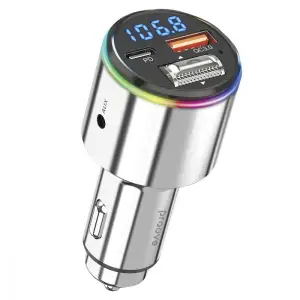 АЗП Proove FM Launcher Power Drive 30W (PD+QC3.0) Type-C+USB Silver