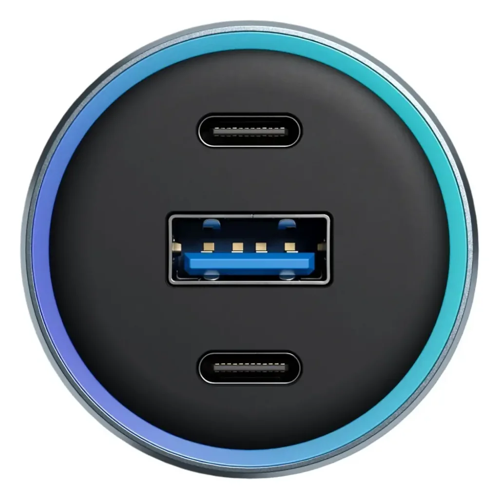 АЗП Proove Super Charge 130W (2 Type-C + USB) Metal Gray
