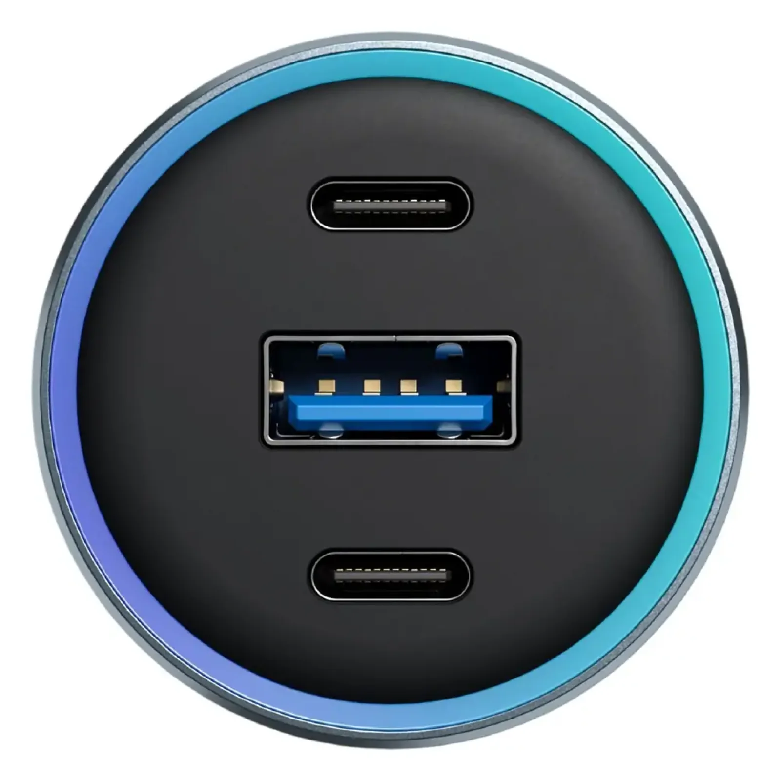 АЗУ Proove Super Charge 130W (2 Type-C + USB) Metal Gray