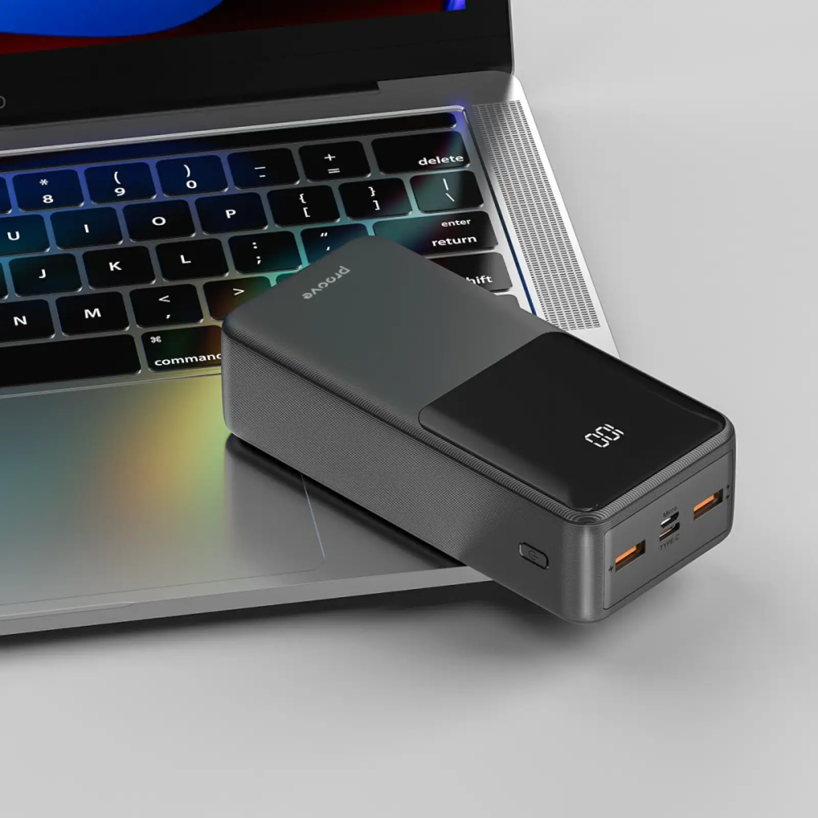 Внешний аккумулятор Proove Illuminator 22.5W 30000mAh Black