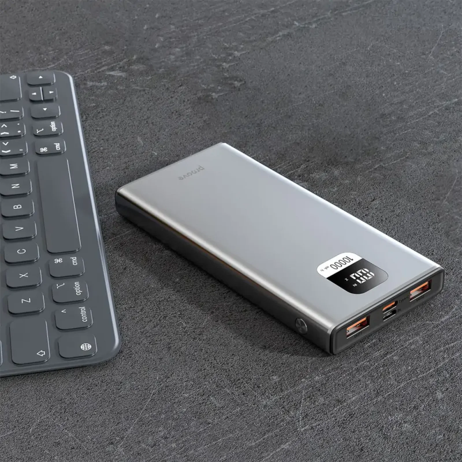 Зовнішній акумулятор Proove Guardian 22.5W 10000mAh Metal Gray