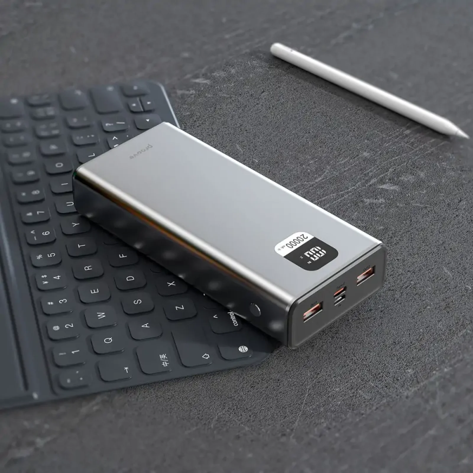 Зовнішній акумулятор Proove Guardian 22.5W 20000mAh Metal Gray